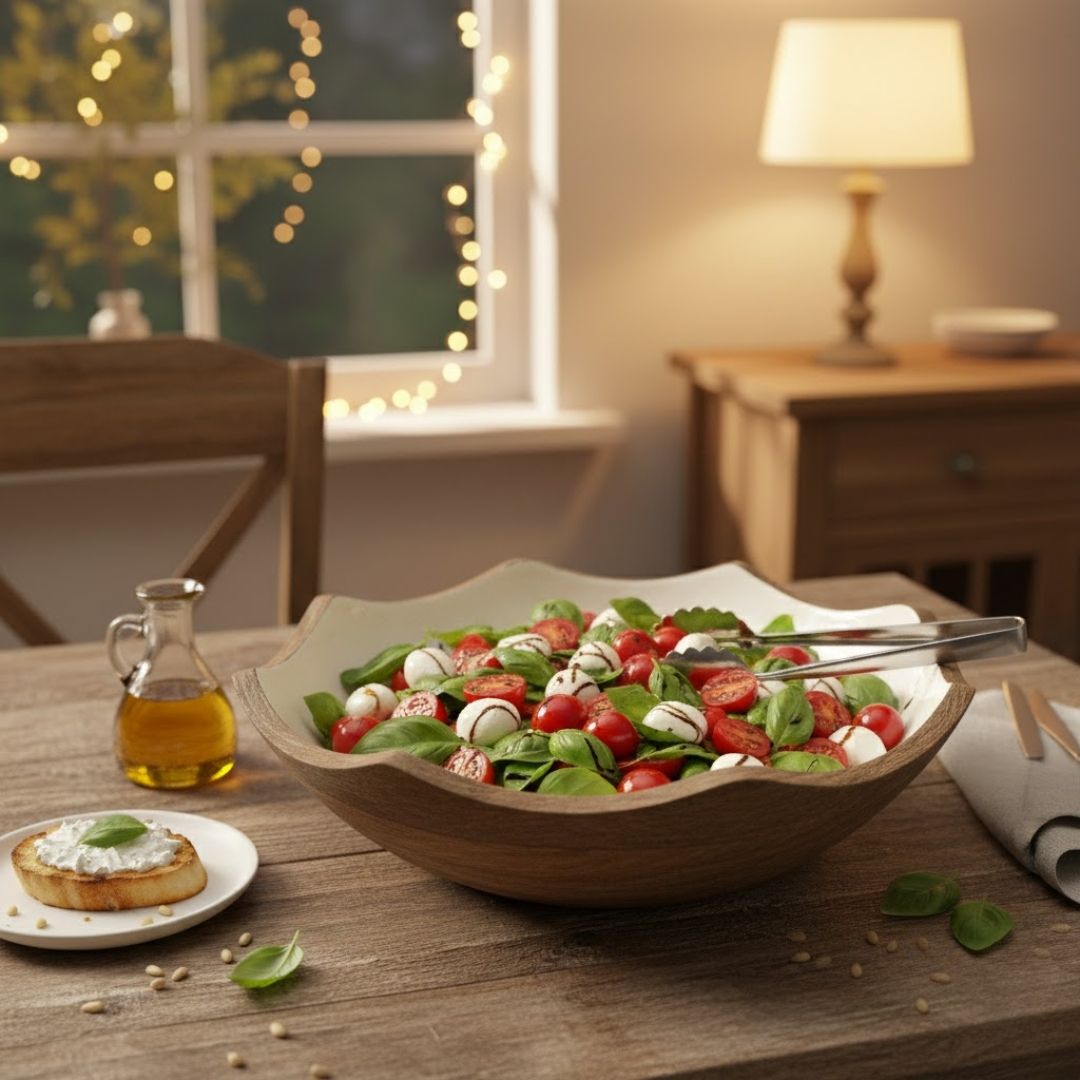 Mango Wood Bowl: Sustainable Dining Essential